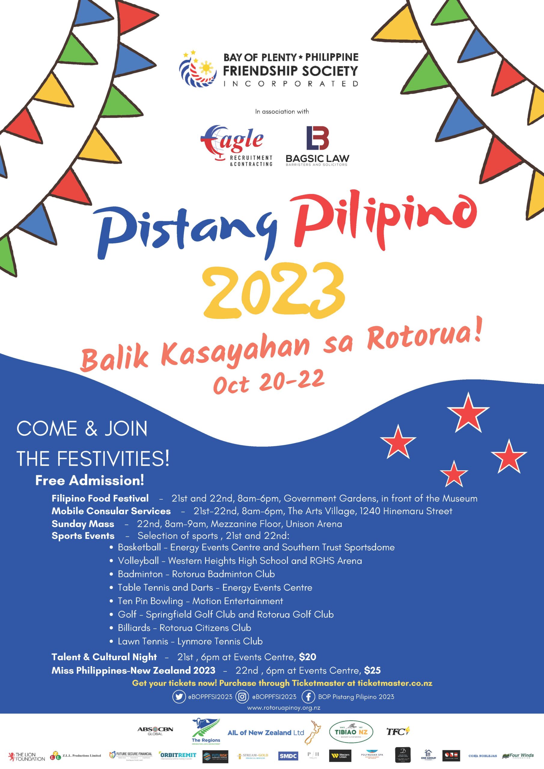 AIL of New Zealand is proud to support Pistang Pilipino 2023! 